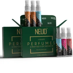 Luxury Perfumes for Women - 2 Packs (6 Vials x 10ml Each) Eau de Parfum-120 ml-image-1
