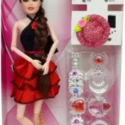 sparkle girl doll with long and gorgeous hairs DH7 (Multicolor)-image-75