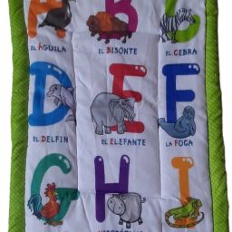 NanditaCreation new luck new bourn baby ABCD printed mattress(godari,gadli)-image-61
