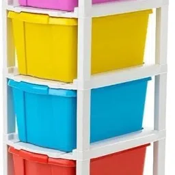6 Compartments Plastic Multipurpose Storage Organizer Home Help you organize any space Vanity Box-18