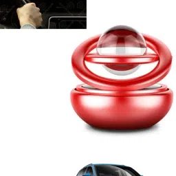 Multicolour Crystal Solar Power Air Freshner For Car Interior Fragrance-273 Portable Car Air Purifier-image-70