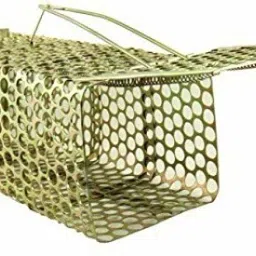Small Iron Rat Trap/Rodent cage/Mouse Control Golden 1 Piece Live Trap-20