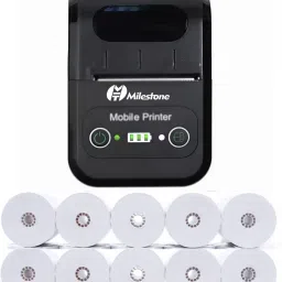 Milestone BT 58 2 Inch 58mm Thermal Bluetooth + USB Printer for Small Business Thermal Receipt Printer-picture-23