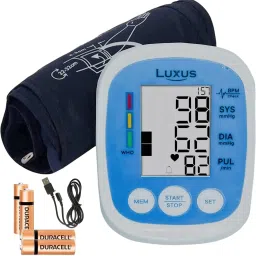 LUXUS BP-105 Digital Automatic Blood Pressure Monitor with USB C port cable Bp Monitor-15