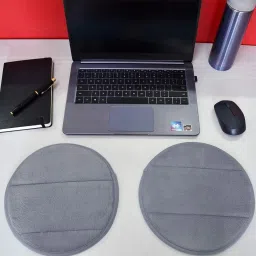 Wonder Work Portable Round Computer Wrist Elbow Rest Pad Keyboard Arm Support Mat Memory Foam - 2Pcs Elbow Rest Pad (7 Inch) Wrist Rest image 4