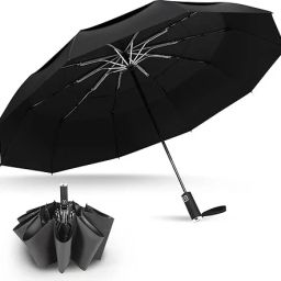 Umberallas for Rain Big Size for Man, Women - 10 FIBERGLASS RIBS Umbrella-image-0