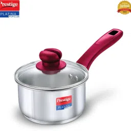 Platina Popular Sauce Pan 14 cm diameter with Lid 1 L capacity-7