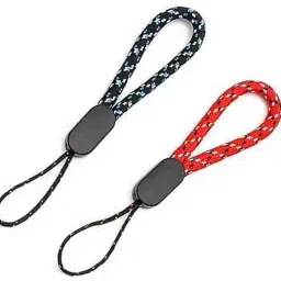 AuraSkin 2pcs Nylon Mini colored lanyard finger anti lost mobilephone String Short Grip Strap-image-26