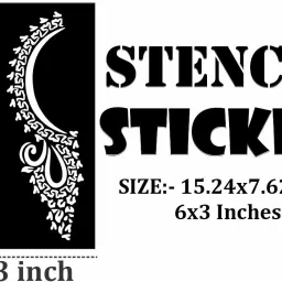 komstec DIY Mehndi Stencil Sheets for Fun and Creative Learning at Home image 4