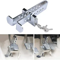 Anti Theft Pedal Lock Rod for Car Brake, Clutch, Throttle All Car Gear Lock Gear Lock-image-30