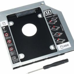 LipiWorld 12.7 mm HDD 2.5 inch 2nd Optical Bay 2. 5'' Hard Drive HDD Caddy-image-5