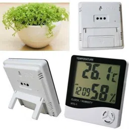 jiyan enterprise Analog-Digital White Clock image 2