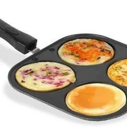 Non-Stick Mini Uttapam Pan Pancake Pan Grill Pan 19 cm diameter 0.5 L capacity-picture-23