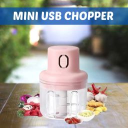 Chopper (Electric Rechargeable Chopper) for Kitchen Vegetable Garlic Onion Q350 Electric Vegetable & Fruit Chopper-image-63