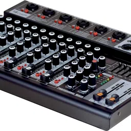 kh 6 Channel Professional Audio Mixer 6-channel built-in EQ/16DSP/recording mode Powered Sound Mixer image 2