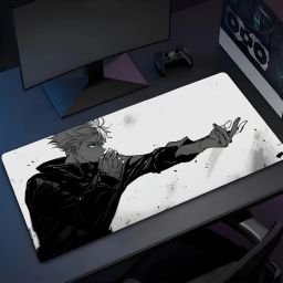 Eshaaver Laptop & Desktop Mat Gojo and Geto Animie Printed Anti-Fray Cloth & Spill Proof Mousepad-16