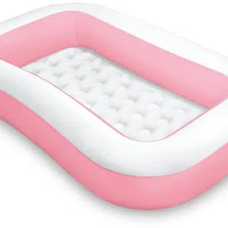 VWretail Rectangular baby bath tub pool 65.5"L X 39.5"W X10"H (Pink) Inflatable Swimming Pool-21