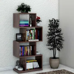 Solid Wood Open Book Shelf-30