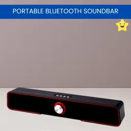 SACRO M425 (PORTABLE HOME THEATER SOUNDBAR)Compatibility TV& PC & HD Sound QualityB230 20 W Bluetooth Soundbar-image-93