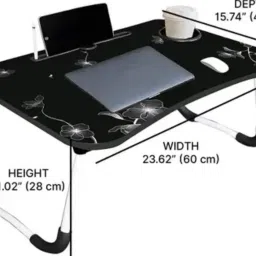 vasukien Foldable multipurpose Table Solid Wood Study Table image 3