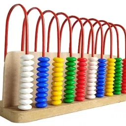 areo Abacus for Kids to Count, Add & Subtract with Colorful Beads (100 Beads) image 2