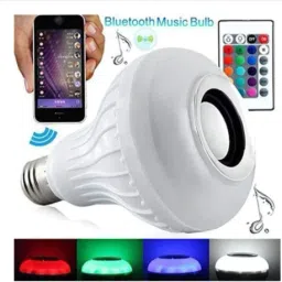 Clairbell AT_813A_BLUETOOTH LIGHT BULB SMART LED MUSIC PLAY BULB WITH 24KEY REMOTE CONTROL Smart Bulb-26
