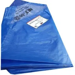 BLUE TARPAULIN 10X8 FEET 90GSM Tent - For Waterproof Tent For Multipurpose Plastic Cover for Truck, Roof, Rain,Outdoor,Sun-image-18