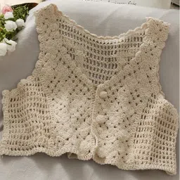 Casual Sleeveless Self Design Women Beige Top-image-71