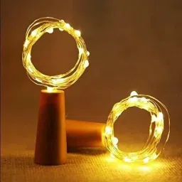 20 LEDs 2.03 m Yellow Steady Bulb Rice Lights-11