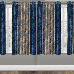 153 cm (5 ft) Polyester Window Curtain (Pack Of 4)-image-3