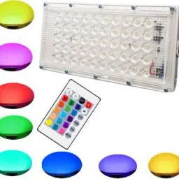 50W RGB LED Brick Light (Mini Party Light) Remote IP65 LED Flood Light-1 Flood Light Outdoor Lamp-2