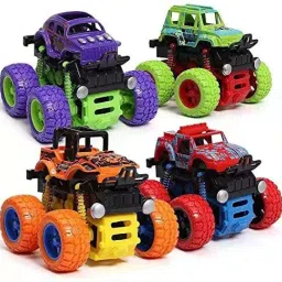 (pack 1)Monster Truck -Push & Go ToyTrucks Friction Power 4 Wheel Drive Vehicles-20