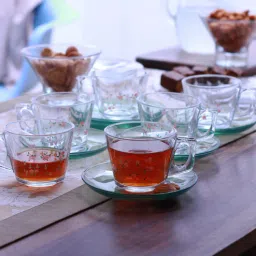 Clair 195ml (Set of 6) Cup with Saucer by Pasabahce-picture-27