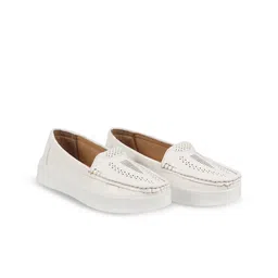 FAUSTO Women Round Toe Memory Foam Loafers-image-8