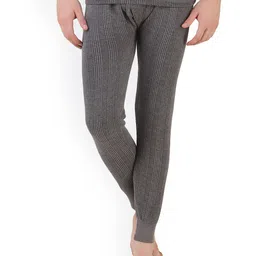 HAP Men Grey Solid Thermal Bottoms-image-93