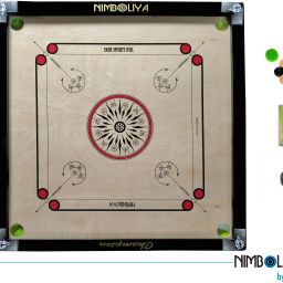 Butterfly Full Size 32 Inch Wooden Carrom Board With Crystal Coin Striker,Powder 81 cm Carrom Board-picture-41
