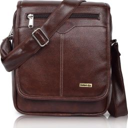 Brown Men Sling Bag Vegan Leather sling bag for men-image-73