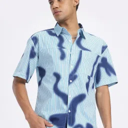 Men Regular Fit Striped Casual Shirt-picture-13