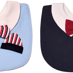 Unisex Cotton Baby Bibs with Bow Tie for Infants/ Toddlers (3-24 Months)-image-13