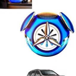 Multicolour Solar Power Air Freshner For Car Interior Decoration-322 Car Air Purifier-image-90