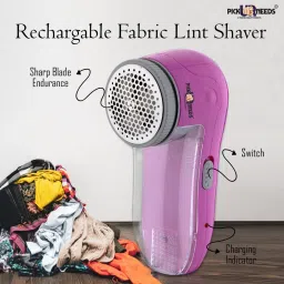 pick ur needs Portable & Rechargeable Fabric Remover/Lint Shaver for Woolen Clothes With Extra Blade Free (Pink) Lint Roller image 5