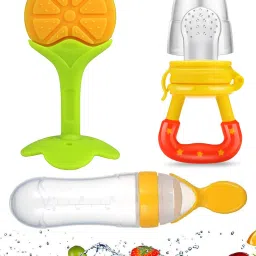 Presents High Quality Fruit Nibbler juicer Silicone Spoon Bottle with Teether Teether and Feeder-2