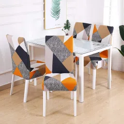 Polycotton Abstract 1 Seater Chair Cover-image-13