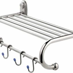 Stainless Steel Towel Rack (24 Inch) Chrome Finish Silver, Chrome Towel Holder (Stainless Steel) 24 inch 4 Bar Towel Rod-image-48