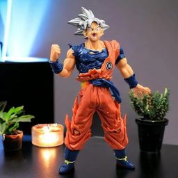 Goku Action Figure Height-15cm Anime Figures PVC | Goku Silver Hair 15CM-16