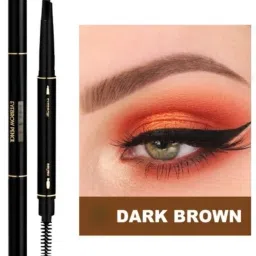 Flawless Finish Brown Eyebrow Pencil | Twist-Up Design with Comb-28