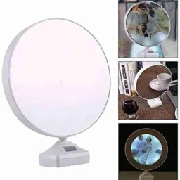 Customised Magic Round Mirror Photo Frame | Light Photos Personalized Frames 25 inch Magic Photo Frame-11