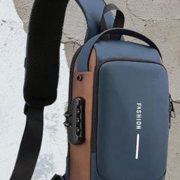 ProArch WomenBuzz Crossbody Massenger Bag Shoulder Strap With with Lock USB Charging Waist bag-image-102