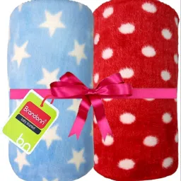 Polka Single Swaddling Baby Blanket for AC Room-21