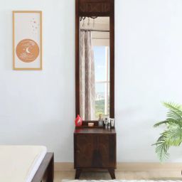 woodsworth from pepperfry Princeton Sheesham Wood Dresser In Provincial Teak Finish With Drawers-picture-20